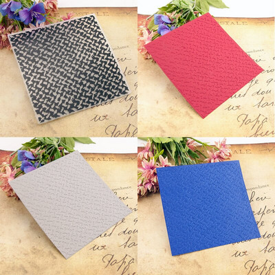 Μοτίβο γραμματοσήμων με ανάγλυφη πλαστική ανάγλυφη θήκη για χριστουγεννιάτικο πρότυπο Scrapbooking και άλλες χάρτινες χειροτεχνίες