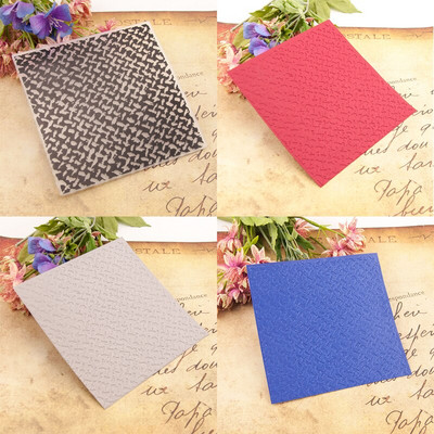 Μοτίβο γραμματοσήμων με ανάγλυφη πλαστική ανάγλυφη θήκη για χριστουγεννιάτικο πρότυπο Scrapbooking και άλλες χάρτινες χειροτεχνίες