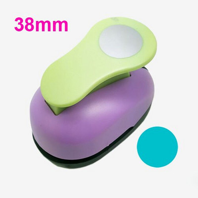 5 cm 3,8 cm 2,5 cm Apvalios formos rankdarbių štampavimo rinkinys vaikams rankinis „pasidaryk pats“ skylučių štampavimas „Cortador de papel de scrapbook“