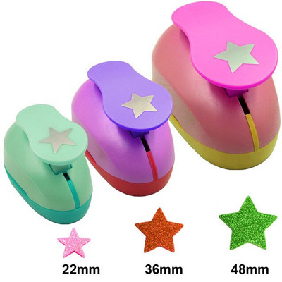 5 cm 3,8 cm 2,5 cm Apvalios formos rankdarbių štampavimo rinkinys vaikams rankinis „pasidaryk pats“ skylučių štampavimas „Cortador de papel de scrapbook“