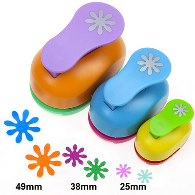 5 cm 3,8 cm 2,5 cm Apvalios formos rankdarbių štampavimo rinkinys vaikams rankinis „pasidaryk pats“ skylučių štampavimas „Cortador de papel de scrapbook“