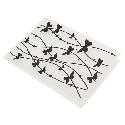 Πρότυπο φακέλου με ανάγλυφο πλαστικό 1 τεμ. Flying Butterfly For Scrapbooking Crafft DIY Διακοσμητική κάρτα άλμπουμ φωτογραφιών
