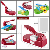 Dėlionės kūrimo mašina „Pasidaryk pats“ vaikams skirta galvosūkių žvalgyba ankstyvojo ugdymo žaislas, interaktyvus žaidimas, naujas kūrybinis įspaudimo įrankis