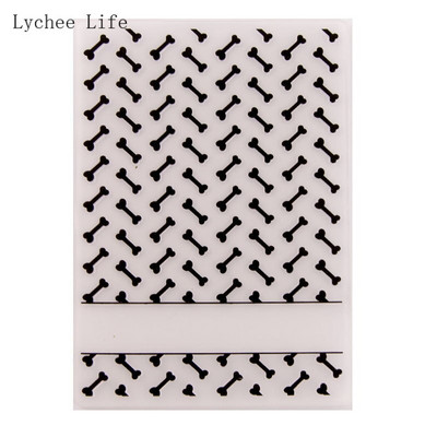 Lychee Life Χριστουγεννιάτικα στένσιλ με πλαστικό ανάγλυφο φακέλου για άλμπουμ φωτογραφιών για κάρτες Scrapbooking Making Diy Paper Craft