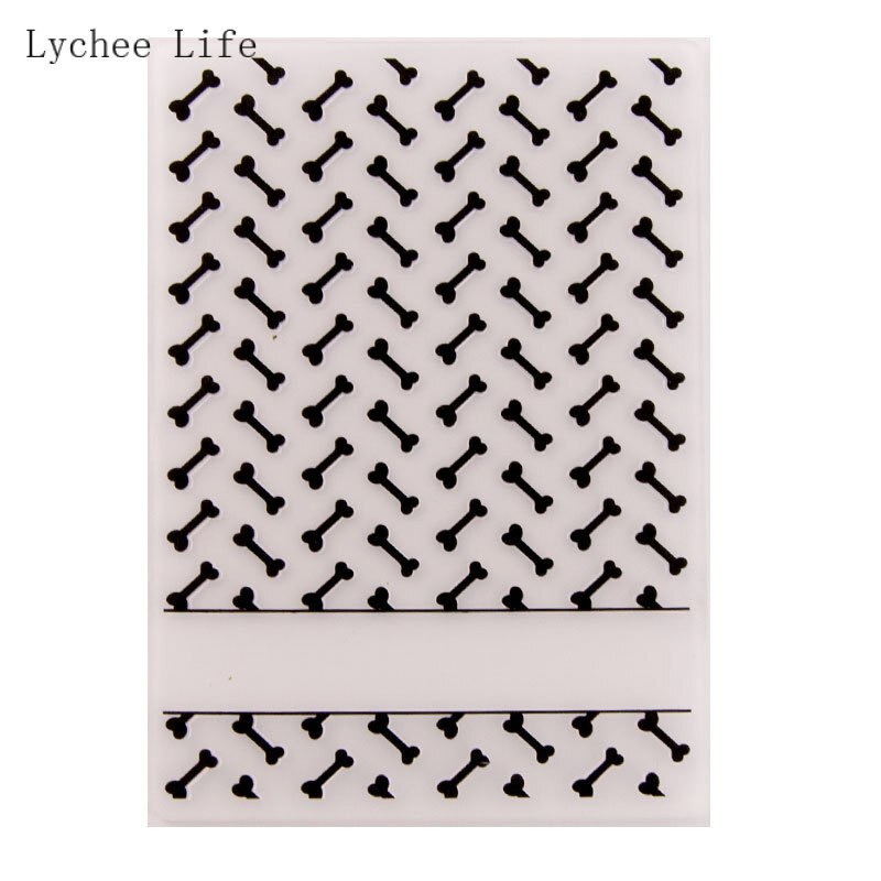 Lychee Life Χριστουγεννιάτικα στένσιλ με πλαστικό ανάγλυφο φακέλου για άλμπουμ φωτογραφιών για κάρτες Scrapbooking Making Diy Paper Craft