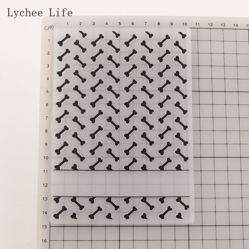 Lychee Life Χριστουγεννιάτικα στένσιλ με πλαστικό ανάγλυφο φακέλου για άλμπουμ φωτογραφιών για κάρτες Scrapbooking Making Diy Paper Craft