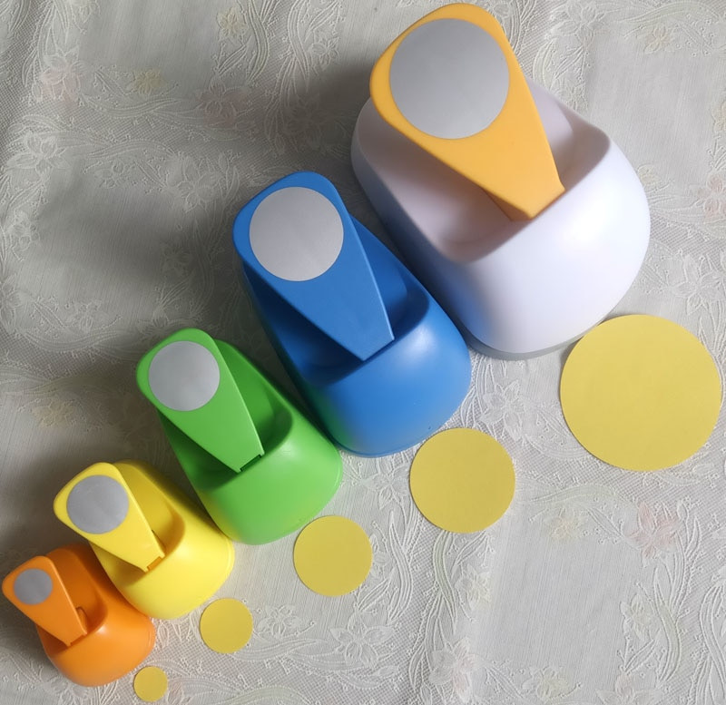 Διάτρηση χειροτεχνίας 3" 2" 1,5" 1" σε σχήμα κύκλου Τρύπα χαρτοκόπτη Σχολείο Scrapbooking Paper puncher διάτρηση με τρύπα δωρεάν αποστολή Embosser