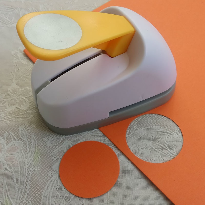 Διάτρηση χειροτεχνίας 3" 2" 1,5" 1" σε σχήμα κύκλου Τρύπα χαρτοκόπτη Σχολείο Scrapbooking Paper puncher διάτρηση με τρύπα δωρεάν αποστολή Embosser