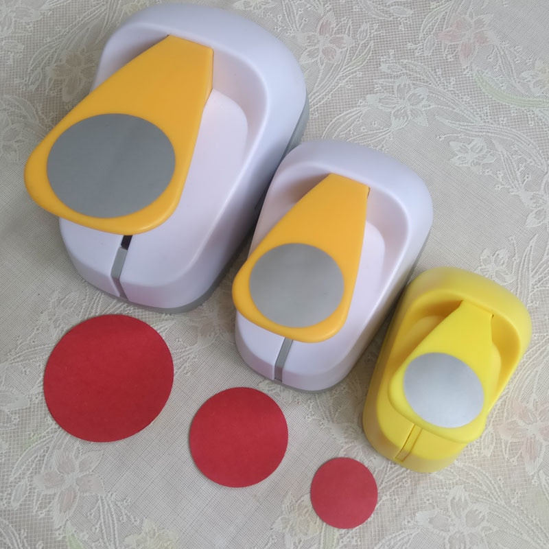 Διάτρηση χειροτεχνίας 3" 2" 1,5" 1" σε σχήμα κύκλου Τρύπα χαρτοκόπτη Σχολείο Scrapbooking Paper puncher διάτρηση με τρύπα δωρεάν αποστολή Embosser