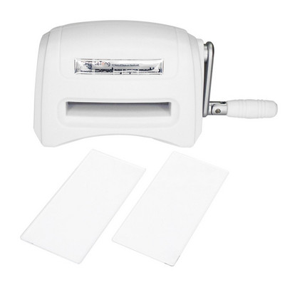 Pjovimo štampavimo mašina Scrapbooking pjaustytuvų pjaustytuvų štampavimo mašina namų „pasidaryk pats“ popieriaus pjaustyklės kortelės kūrimo amatų įrankis