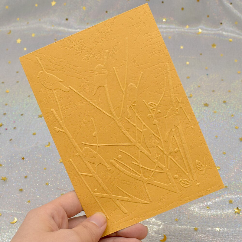 Μοτίβο πουλιών τρισδιάστατοι ανάγλυφες φάκελοι για DIY Scrapbooking Χάρτινη Κάρτα Κατασκευής Χειροτεχνίας Πλαστικό Πρότυπο Στένσιλ για Ανάγλυφο