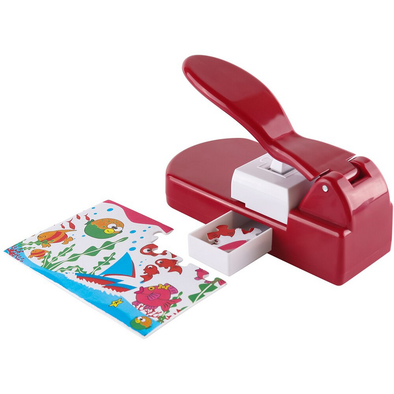 2022 m. atvykimas Dėlionės gamybos mašina Raudona / Žalia nuotrauka Nuotraukų pjaustyklė dėlionės mašinėlė 4x6 colių galvosūkiams, pasidaryk pats, rankų darbo