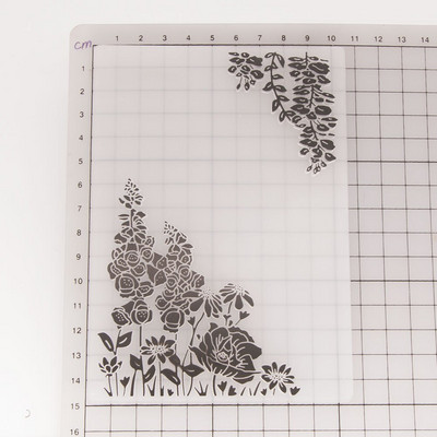 Plastikust reljeefne mall 3D-jõulupuu reljeefsed kaustad scrapbooking DIY kinkekaartide käsitöö kaunistustarvikute valmistamiseks