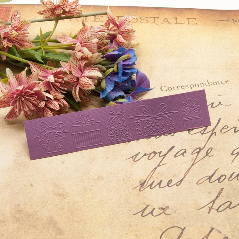 Χριστουγεννιάτικο δώρο γενεθλίων Πλαστικοί ανάγλυφες φάκελοι για DIY Scrapbooking Χαρτί χειροτεχνίας/Καρτοσκευής προμήθειες διακόσμησης