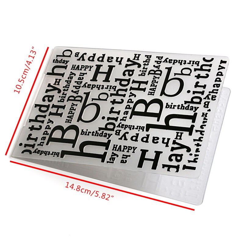 ΧΡΟΝΙΑ ΠΟΛΛΑ Φάκελοι με ανάγλυφο πλαστικό DIY Scrapbooking Πρότυπα κατασκευής καρτών φωτογραφιών για άλμπουμ φωτογραφιών Προμήθειες διακόσμησης για πάρτι σπιτιού