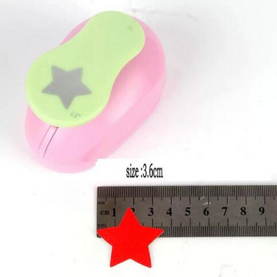 1,5–7,0 cm viieharuline tähekujuline perforaator paberist perforaatorid scrapbooking augustaja DIY käsitsi valmistatud paberilõikur EVA vahtstants