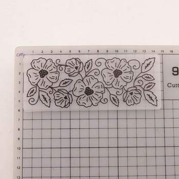Πρότυπο στένσιλ φακέλου με ανάγλυφο λουλούδι DIY Κάρτα λευκώματος λευκώματος Making Craft 896A