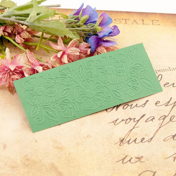 Шаблон за шаблон за папка с релефно щамповане на цветя Направи си сам албум с лексикон Изработка на картичка Craft 896A