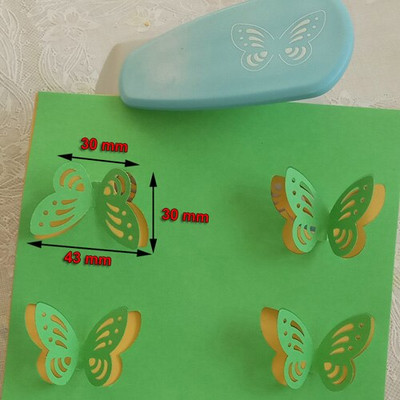 5/8"-3" πεταλούδα χειροτεχνία διάτρηση τρύπα διάτρηση αφρού διάτρηση αφρού για παιδιά DIY χαρτοποιία χαρτιού scrapbooking punchers Συσκευή ανάγλυφης εκτύπωσης