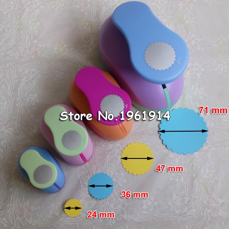 Wave Circle σχέδιο eva foam punch paper puncher scrapbooking cutter punch punch craft punch for DIY artwork Embossers