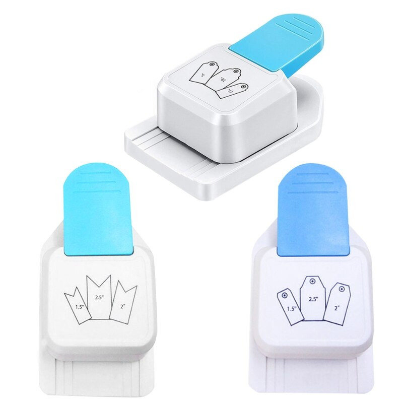 Διάτρηση ετικετών 3 σε 1 Διατρητικό χαρτί ετικέτας δώρου σελιδοδείκτης Μηχάνημα διάτρησης δώρου Κόφτης ετικετών δώρου Διάτρηση ετικετών χειροτεχνίας Χαρτί διάτρησης ετικετών