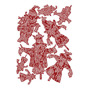 A Scarecrow Metal Cutting Dies For DIY Scrapbooking Crafts Dies Cut Stencils Maker Πρότυπο άλμπουμ φωτογραφιών χειροποίητη διακόσμηση