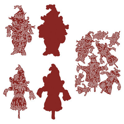 A Scarecrow Metal Cutting Dies For DIY Scrapbooking Crafts Dies Cut Stencils Maker Πρότυπο άλμπουμ φωτογραφιών χειροποίητη διακόσμηση