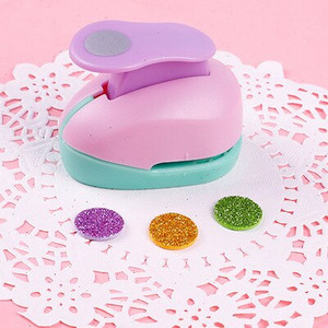 Δωρεάν αποστολή 15mm 5/8`` DIY Paper Cutter Eva Foam Maker Puncher Scrapbooking Cut Saving for Kid Hole Craft Punch Flower Furador