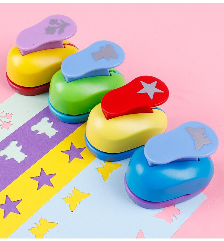 Δωρεάν αποστολή 15mm 5/8`` DIY Paper Cutter Eva Foam Maker Puncher Scrapbooking Cut Saving for Kid Hole Craft Punch Flower Furador