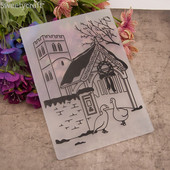 Mape s rođendanskim željama Novo 2022. za Božić Potrepštine za izradu čestitki Papirnati obrti Scrapbooking Plastična šablona za reljef