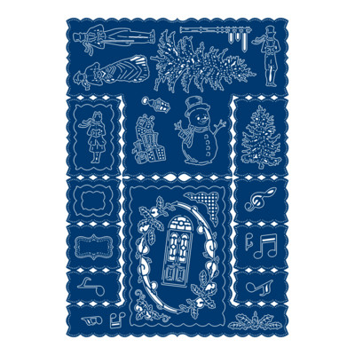 Χριστουγεννιάτικα παπούτσια Snowflake Snowman Παπούτσια κοπής μετάλλων Diy Scrapbooking Craft Stencil Photo Decor Χειροποίητη διακόσμηση