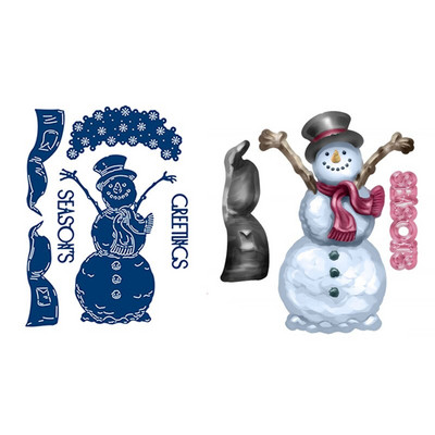 Χριστουγεννιάτικα παπούτσια Snowflake Snowman Παπούτσια κοπής μετάλλων Diy Scrapbooking Craft Stencil Photo Decor Χειροποίητη διακόσμηση