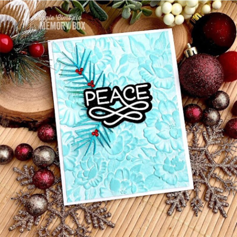 2022. Nova rascvjetana 3d reljefna mapa za ručno izrađene ciglene zidove, šljunak, listovi i slova, pozadina, čestitka, utorak