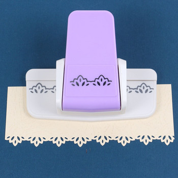 Floral Lace Edge Embossers Hole Punch Embossing Device Tool for Paper Scrapbooking Gift Card Child Kids DIY Crafts