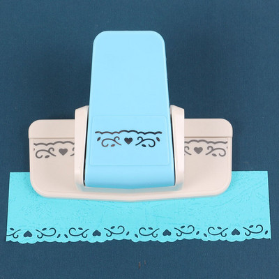 Floral Lace Edge Embossers Hole Punch Embossing Device Tool for Paper Scrapbooking Gift Card Child Kids DIY Crafts