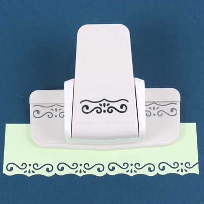 Floral Lace Edge Embossers Hole Punch Embossing Device Tool for Paper Scrapbooking Gift Card Child Kids DIY Crafts