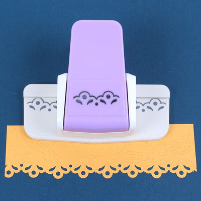 Floral Lace Edge Embossers Hole Punch Embossing Device Tool for Paper Scrapbooking Gift Card Child Kids DIY Crafts