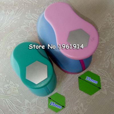 Δωρεάν αποστολή σε σχήμα μεγάλου εξάγωνου χαρτιού εξοικονόμησης ενέργειας/διατρητήρας χειροτεχνίας eva Χειροποίητα punchers DIY τρύπες διάτρησης γραφημάτων