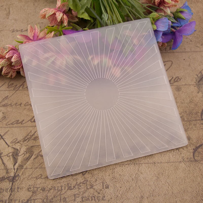 15x15cm Rainbow Heart Plastic Embosser Stencil DIY Embossing Folders 2022 For Card Making Supplies Paper Craft Scrapbooking