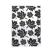 Klevo lapų reljefiniai aplankai Plastikinio fono šablonas, skirtas „pasidaryk pats“ iškarpų knygelėms, nuotraukų albumo kortelės kūrimas šventiniam dekoravimui