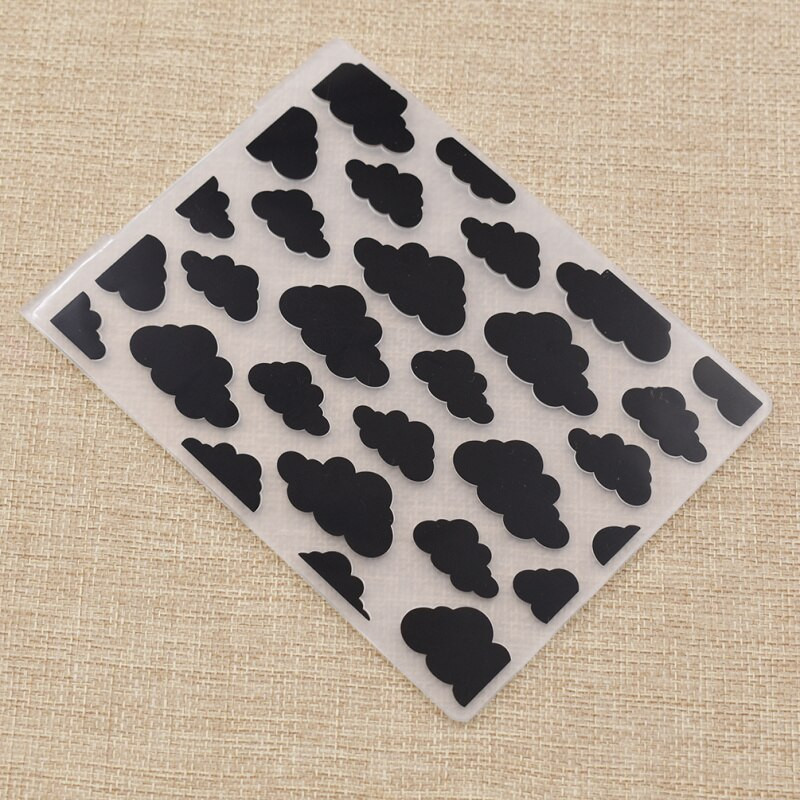 Στένσιλ σύννεφων με φάκελλο πλαστικό με ανάγλυφο λουλούδι για DIY Scrapbooking Κάρτες άλμπουμ φωτογραφιών Προμήθειες διακόσμησης