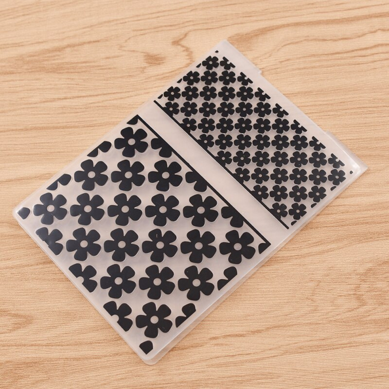 Στένσιλ σύννεφων με φάκελλο πλαστικό με ανάγλυφο λουλούδι για DIY Scrapbooking Κάρτες άλμπουμ φωτογραφιών Προμήθειες διακόσμησης