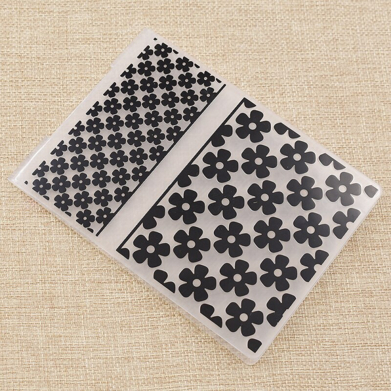 Στένσιλ σύννεφων με φάκελλο πλαστικό με ανάγλυφο λουλούδι για DIY Scrapbooking Κάρτες άλμπουμ φωτογραφιών Προμήθειες διακόσμησης