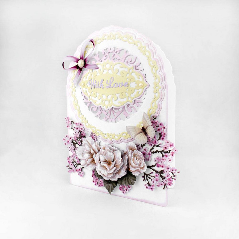 2022 New Arrival Chrysanthemum Garland Card Daffodils Metal Cutting Dies For Diy Scrapbooking Crafts Maker Πρότυπο άλμπουμ φωτογραφιών