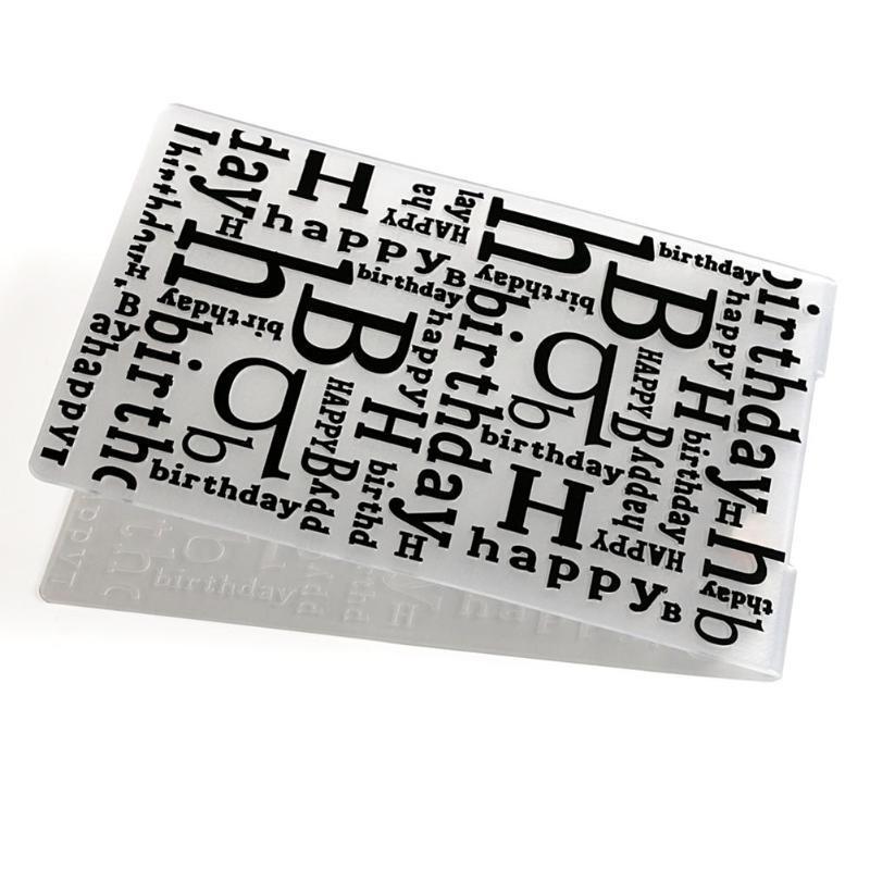 Διαμαντένιο κερί/χριστουγεννιάτικο δέντρο/Χρόνια πολλά Πλαστικό ανάγλυφο φάκελο για Scrapbooking DIY Craft Album Paper Card Decoration