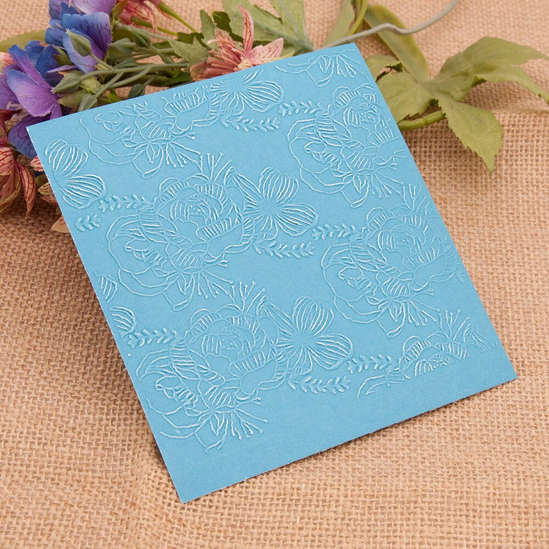 Rose Flower Plastic Embossing Folder for Scrapbooking Paper Card Making DIY Craft Album Scrapbooking Decoration