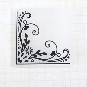 Καρδιά Φύλλα Πλαστική Ανάγλυφη Φάκελος για Scrapbooking Χάρτινη Κάρτα Δημιουργία DIY Craft Album Scrapbooking Διακόσμηση