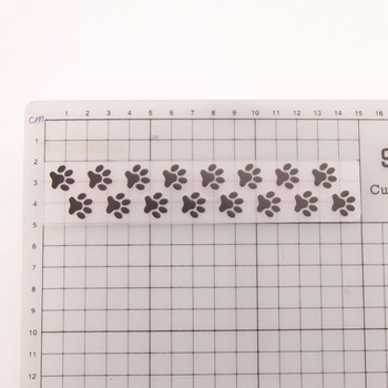 Footprint Print DIY πλαστικοί ανάγλυφες φάκελοι για DIY Scrapbooking χαρτί χειροτεχνίας/χαρτοκατασκευής προμήθειες διακόσμησης