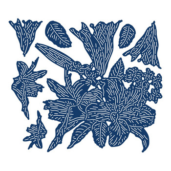 Изящна растителна серия Метална матрица за рязане на DIY Scrapbooking Crafts Dies Cut Maker Шаблон за фотоалбум Ръчно изработена декорация