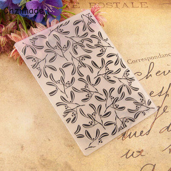 Floral Scrapbooking Πλαστικοί ανάγλυφες φάκελοι για Diy χάρτινη κάρτα κατασκευής στένσιλ πρότυπο διακόσμησης